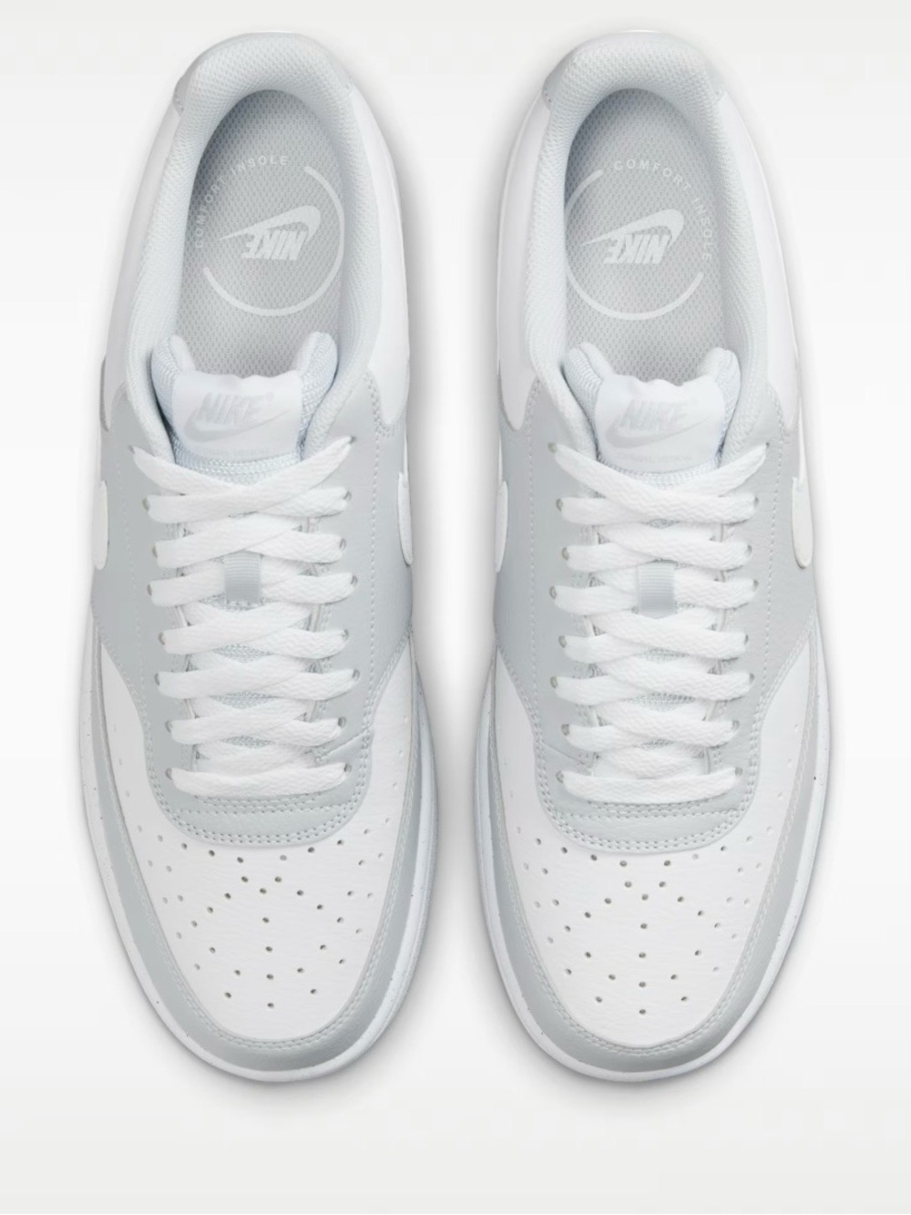 Nike Court Vision Low Men’s 
White & Light Grey